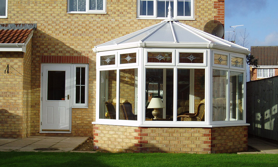 White uPVC Victorian Conservatory installed by Paradise Windows