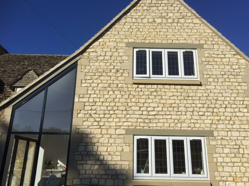 Country house with casement uPVC windows in Oxford