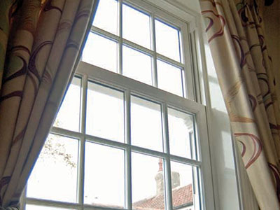 Sash uPVC windows on Oxford property