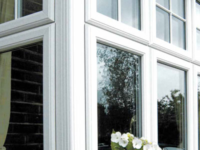 uPVC casement windows installed in Oxford on terraced house