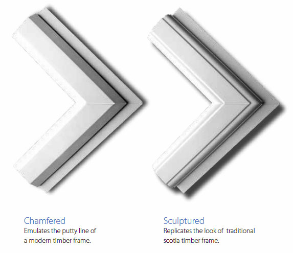 uPVC window frame styles