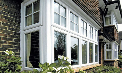 uPVC Windows with Georgian Bars in Oxford on Semi-Detached House