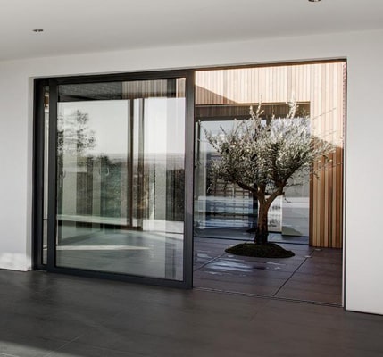 Sliding Patio Doors overlooking courtyard in Oxford