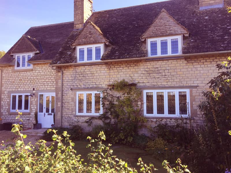 Stone cottage with uPVC double glazed windows in Oxford